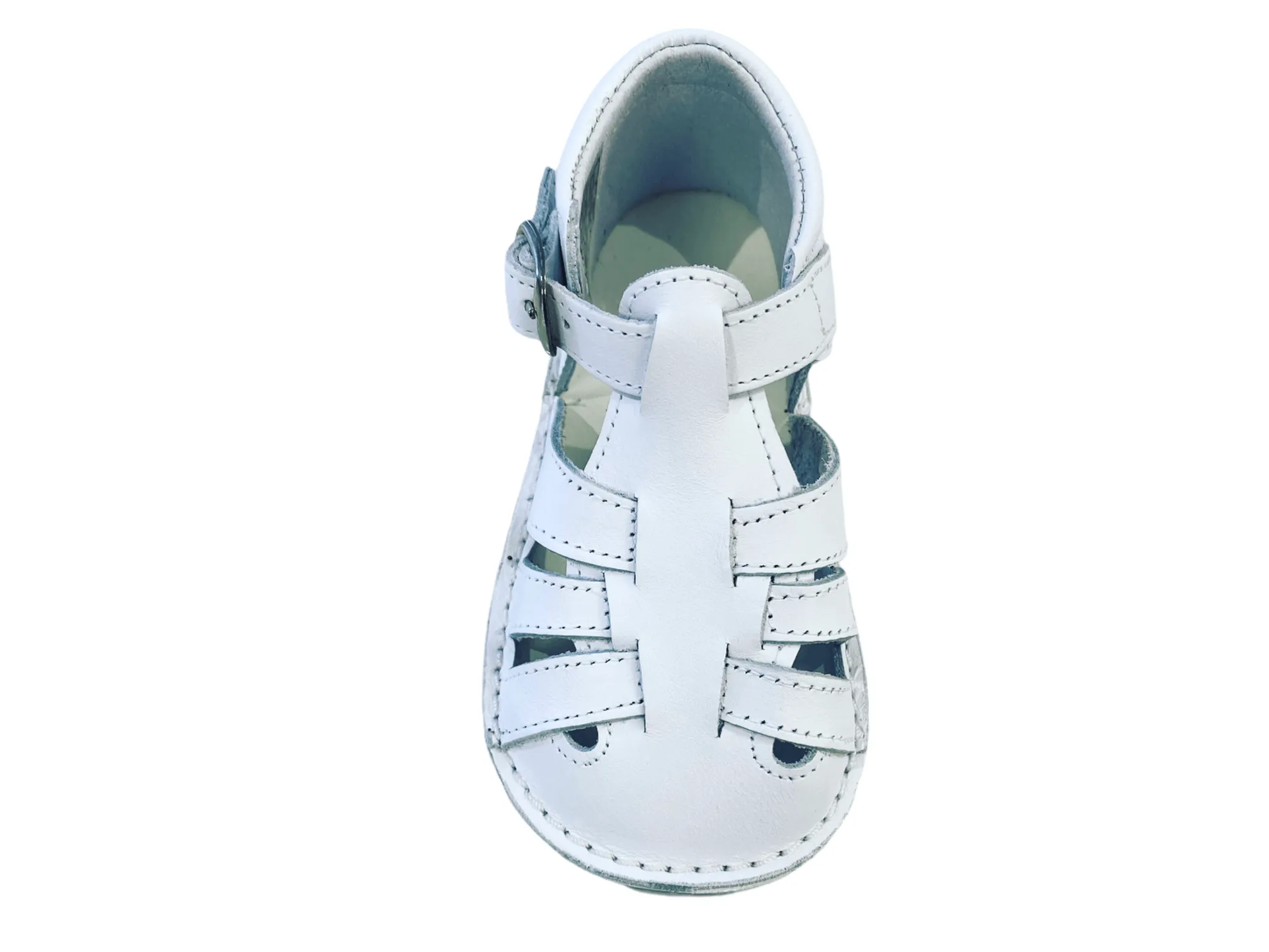 3210 Citos White Leather Sandal