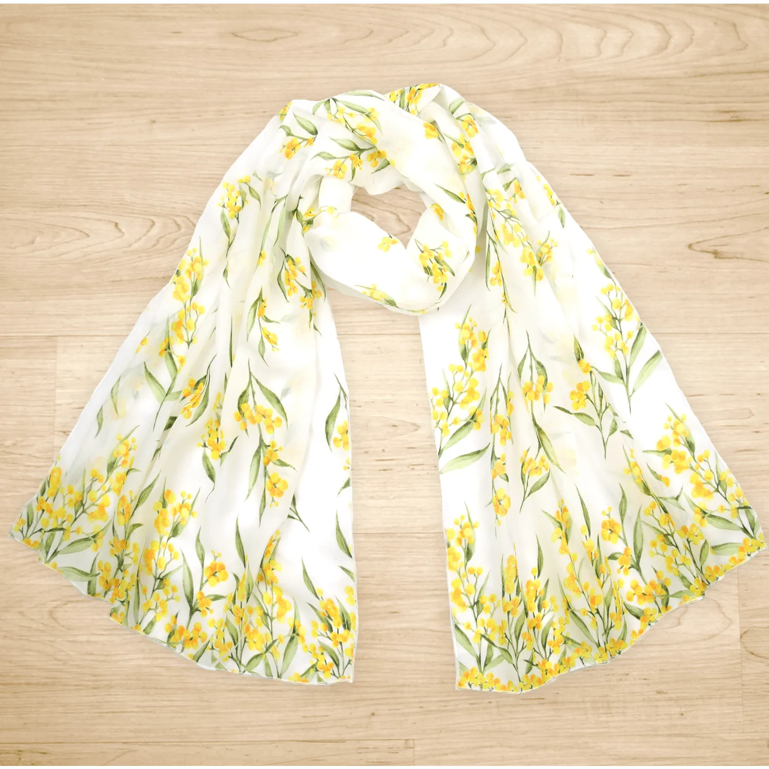 Australian Golden Wattle Scarf