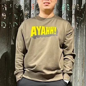 Ayahh! Sweatshirt, Grey