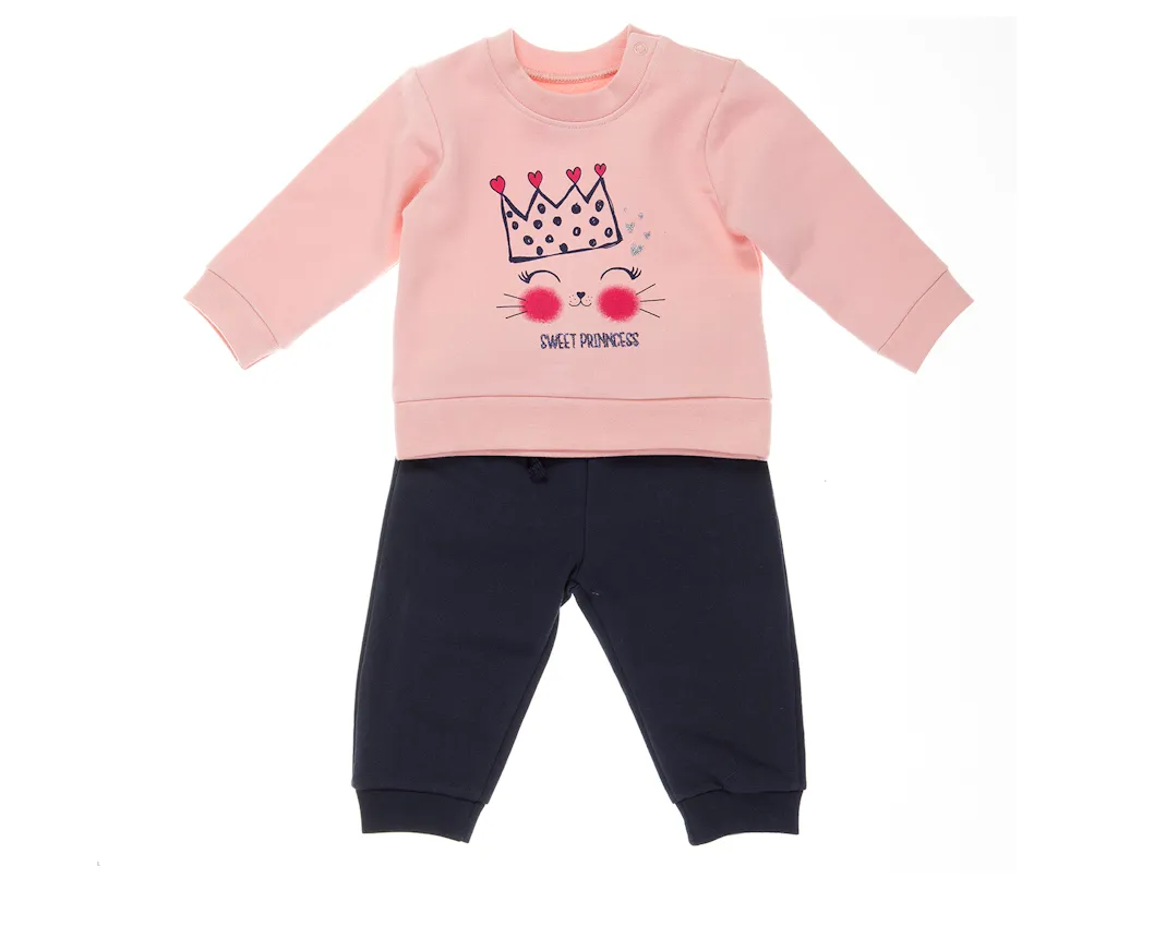 Babybol Girls Top And Trousers Set (24mths)