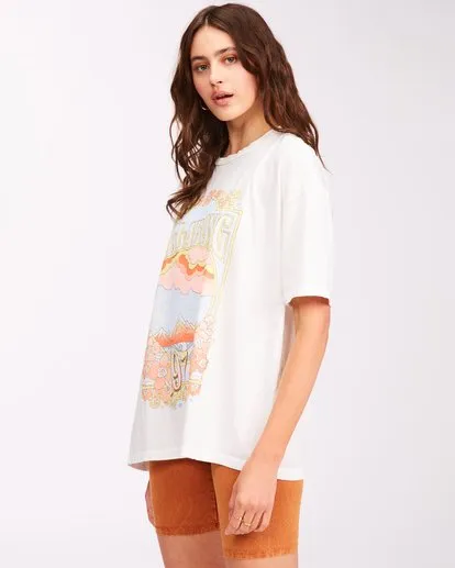 Billabong Wild Mountain Oversized Graphic T Shirt