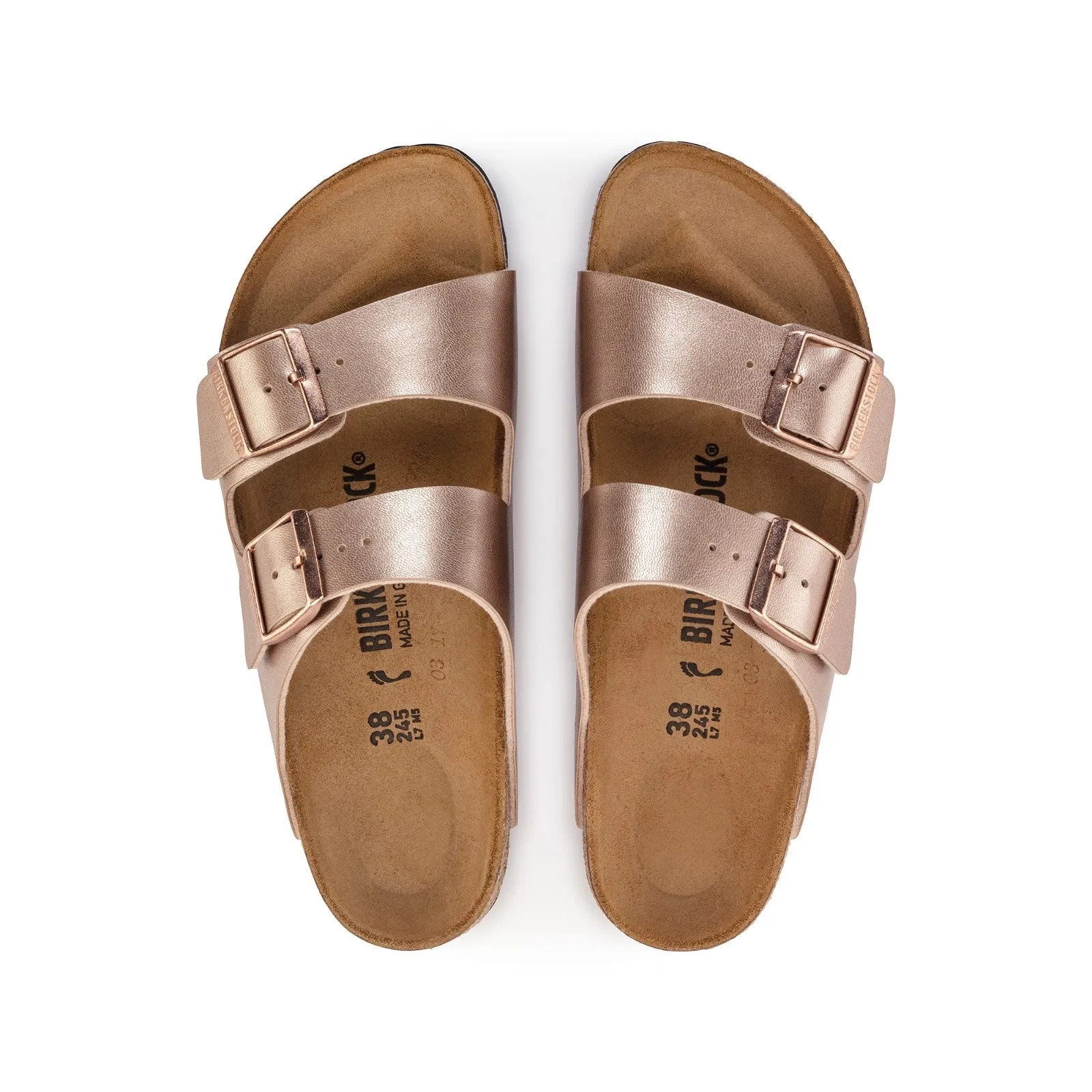 Birkenstock Arizona Birko-Flor (Copper) Men's Sandals 1023942 1023942