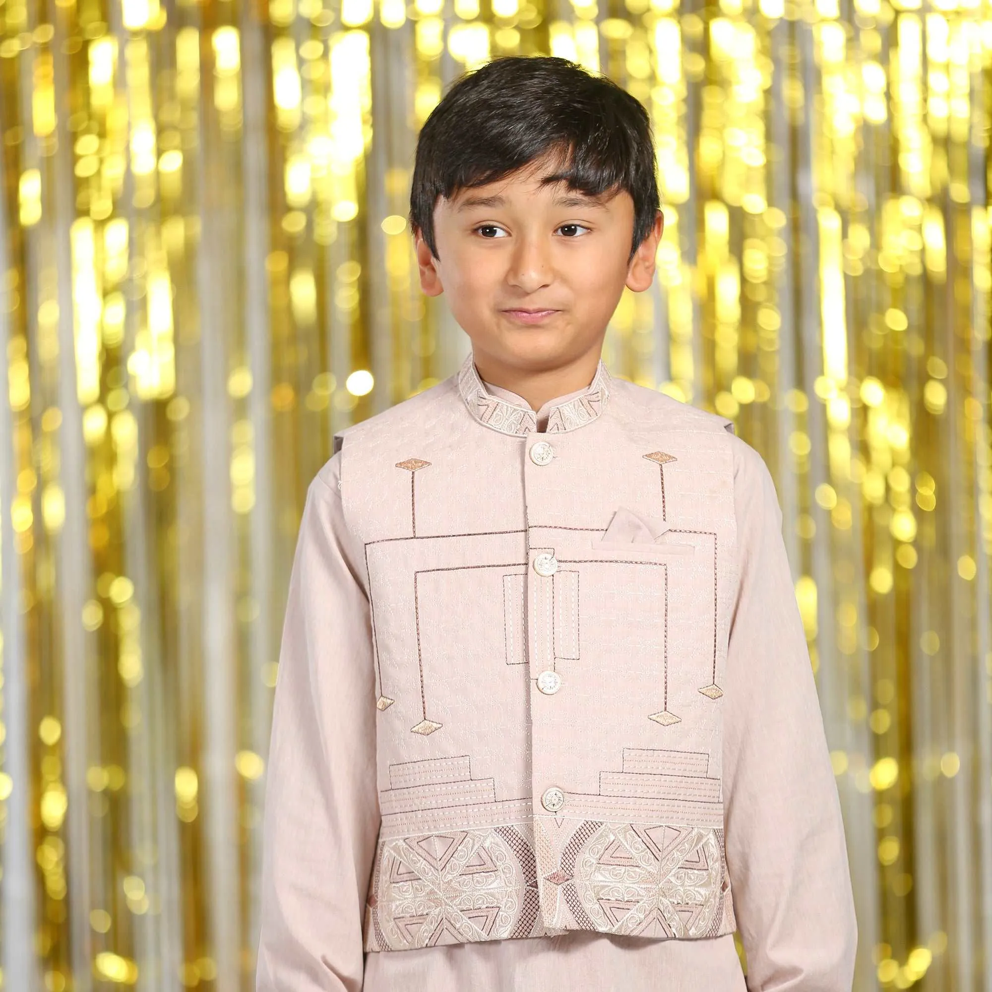 BOYS EMBROIDERED 3PCS SUIT 006