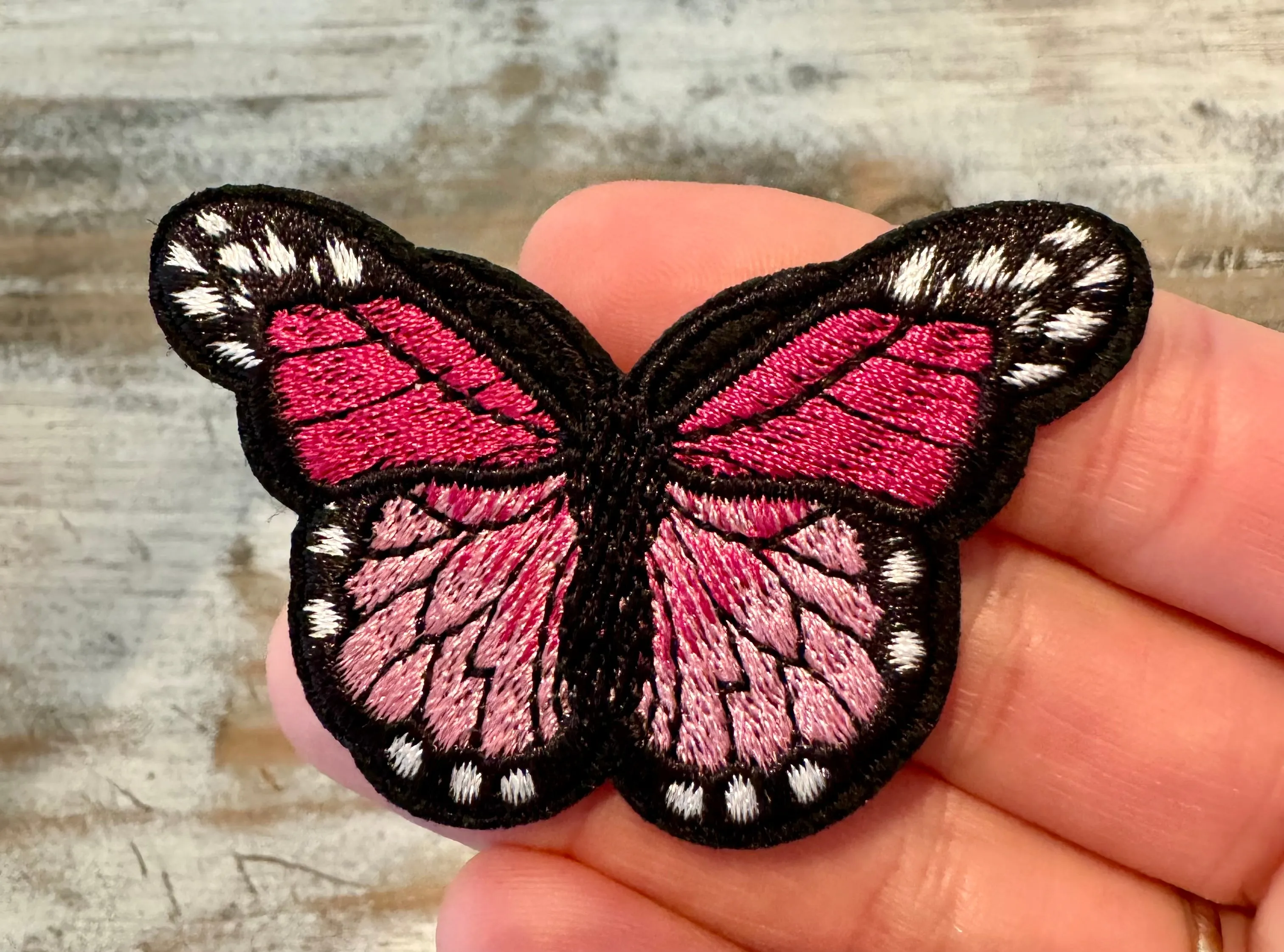 Butterfly Iron On Patches (Various Colors)