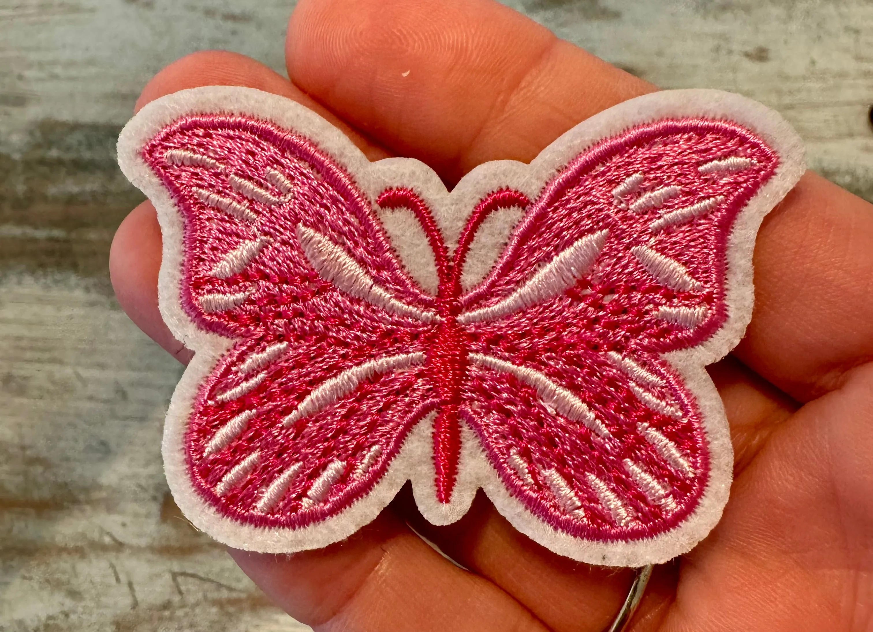 Butterfly Iron On Patches (Various Colors)