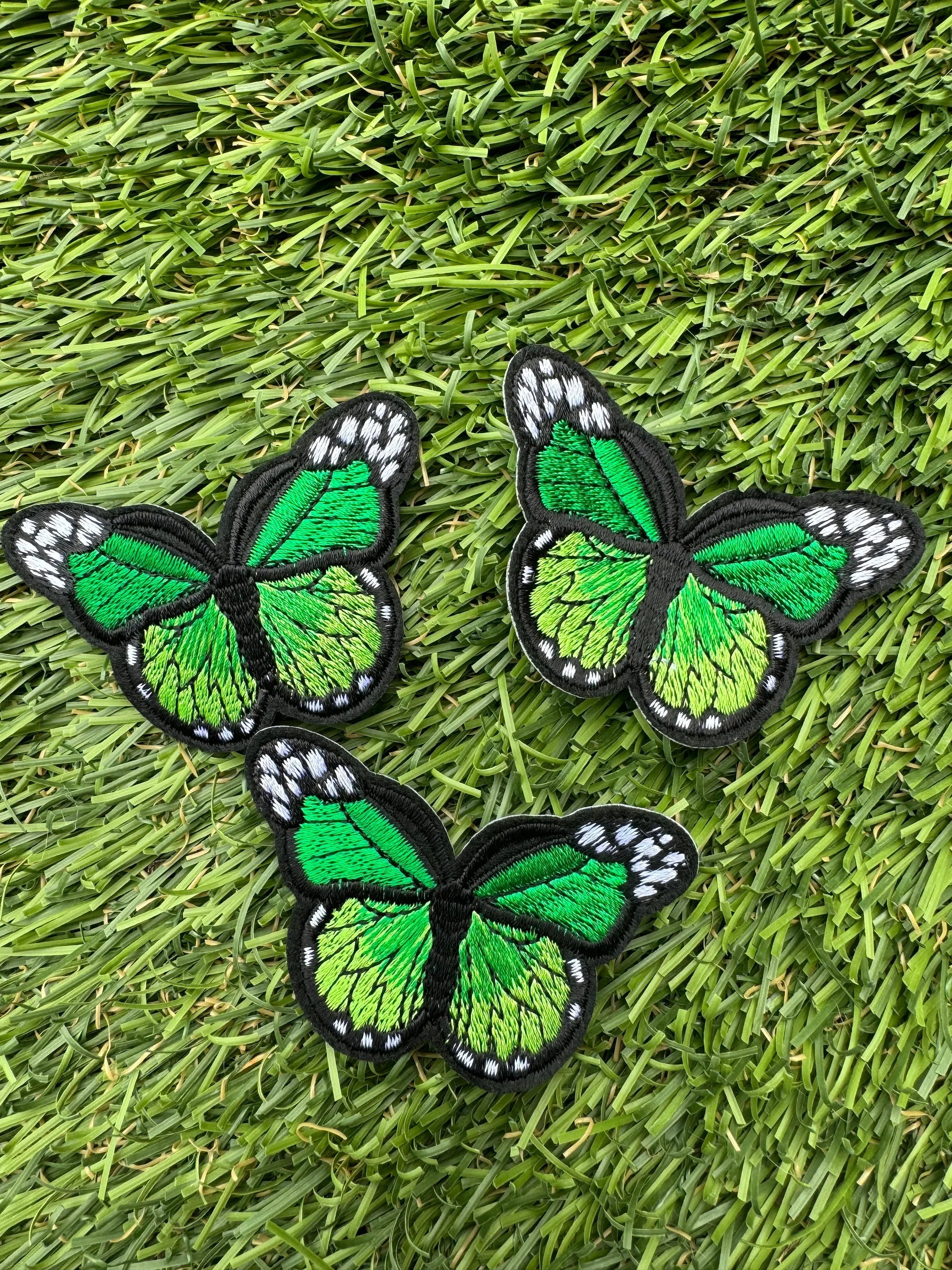 Butterfly Iron On Patches (Various Colors)