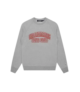 COLLEGE CREWNECK - HEATHER GREY