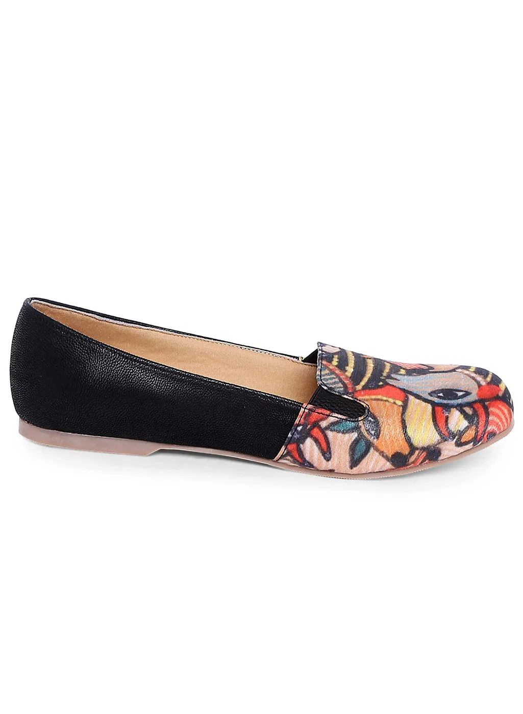 Colourful Madhubani Ox Print Moccasins