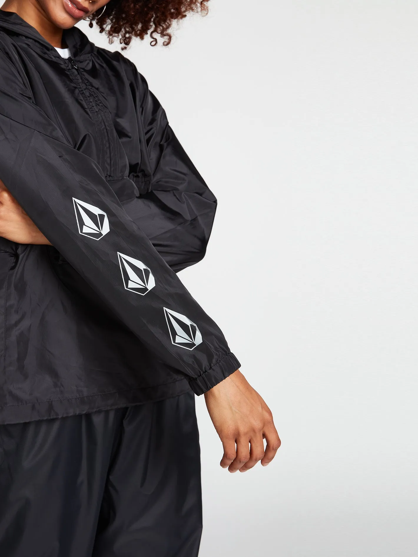 Earth Tripper Windbreaker - Black