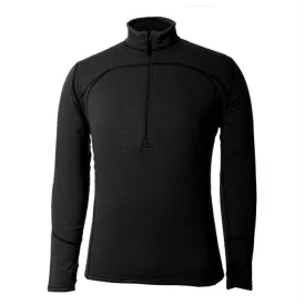 Eco Fleece Mens Ls Zip Blk Sm