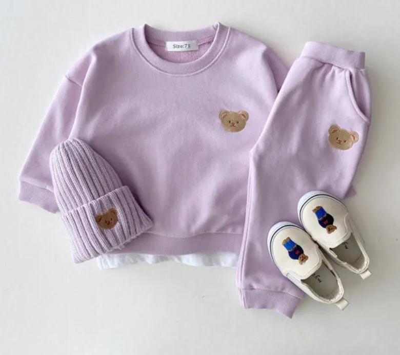 Embroidery Bear Tracksuit