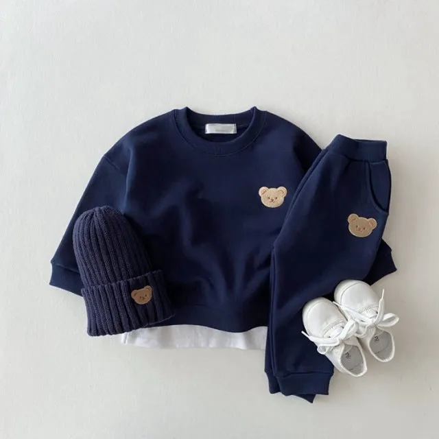 Embroidery Bear Tracksuit