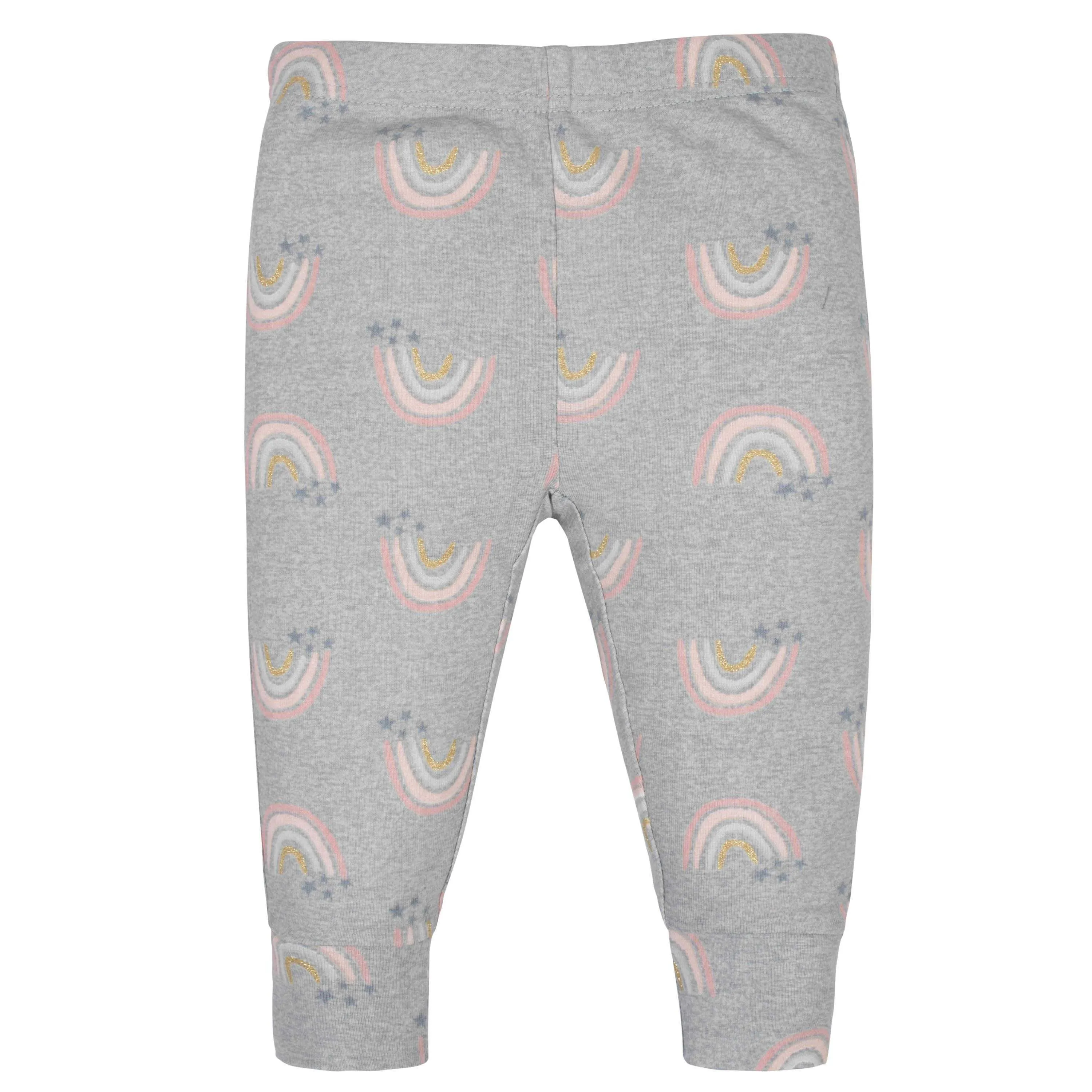 Gerber® 2-Pack Baby Girls Bear Pants