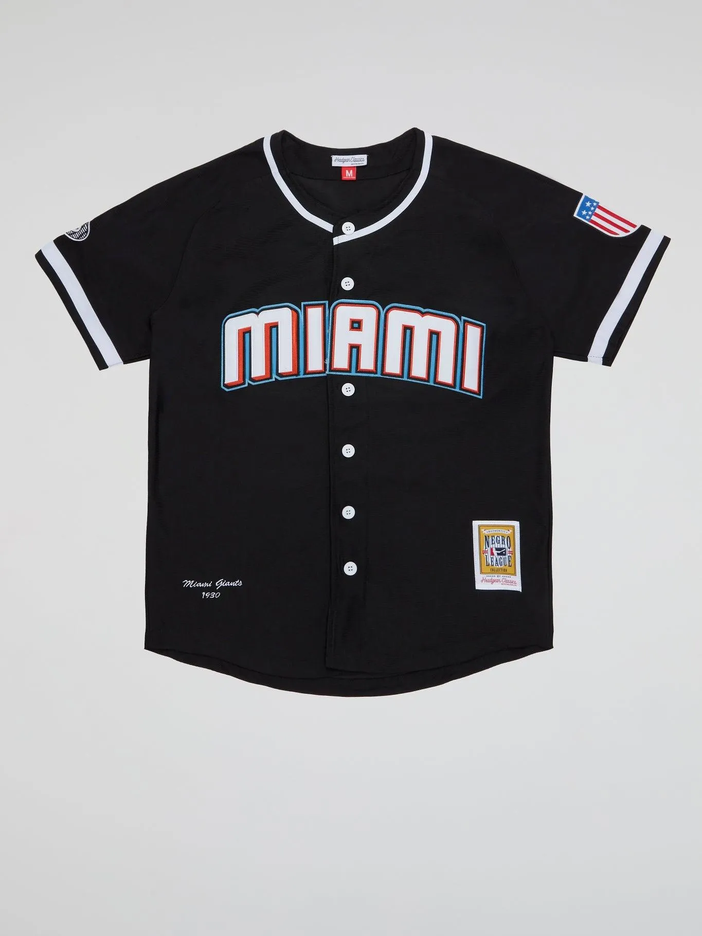 Headgear - Miami Giants Black Button Down Jersey