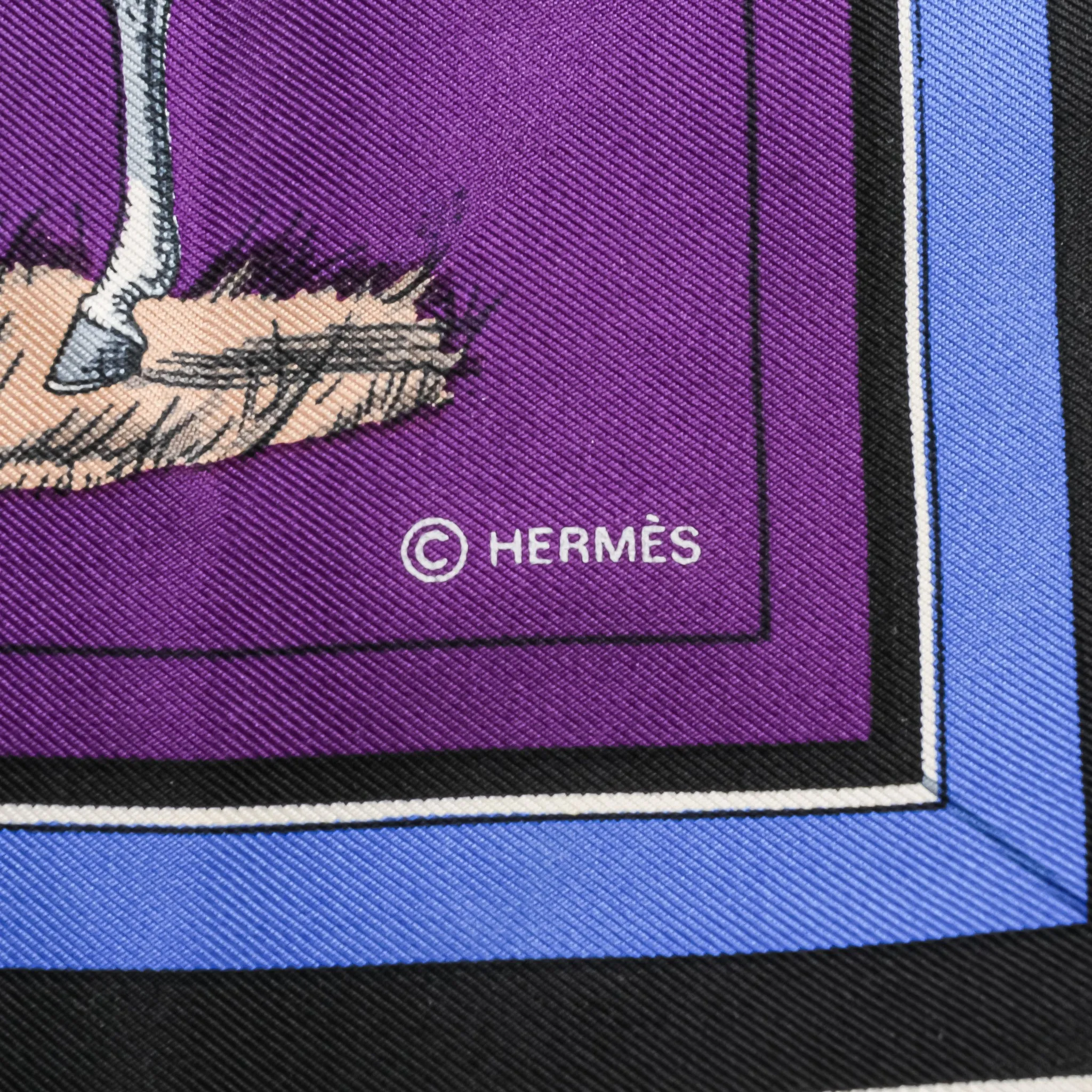 HERMES Silk Scarf 90 - Couvetures et tenues de Jour