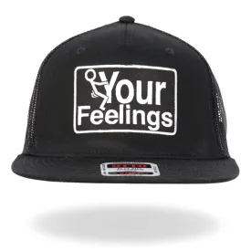 Hot Leathers Black And White Snapback F Your Feelings GSH2033