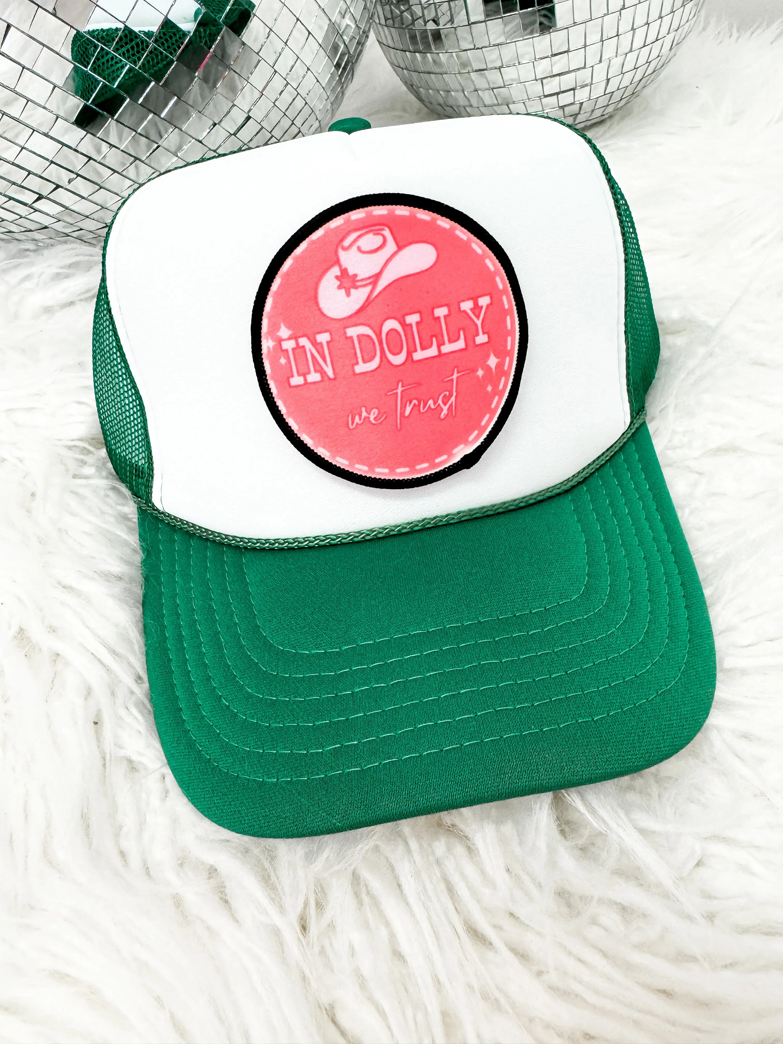 In Dolly We Trust Trucker Hats