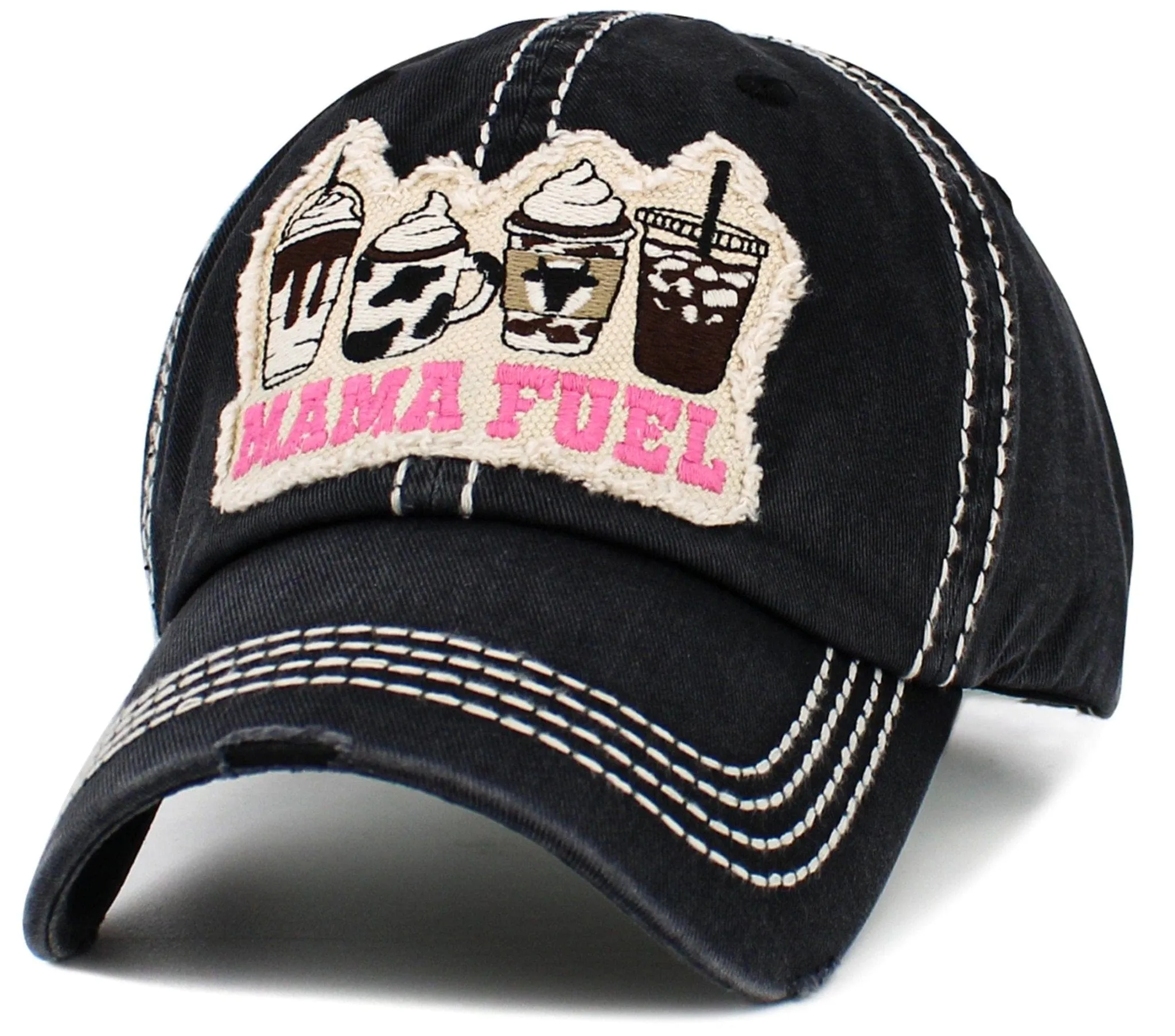 KBV1594 Mama Fuel Vintage Baseball Cap