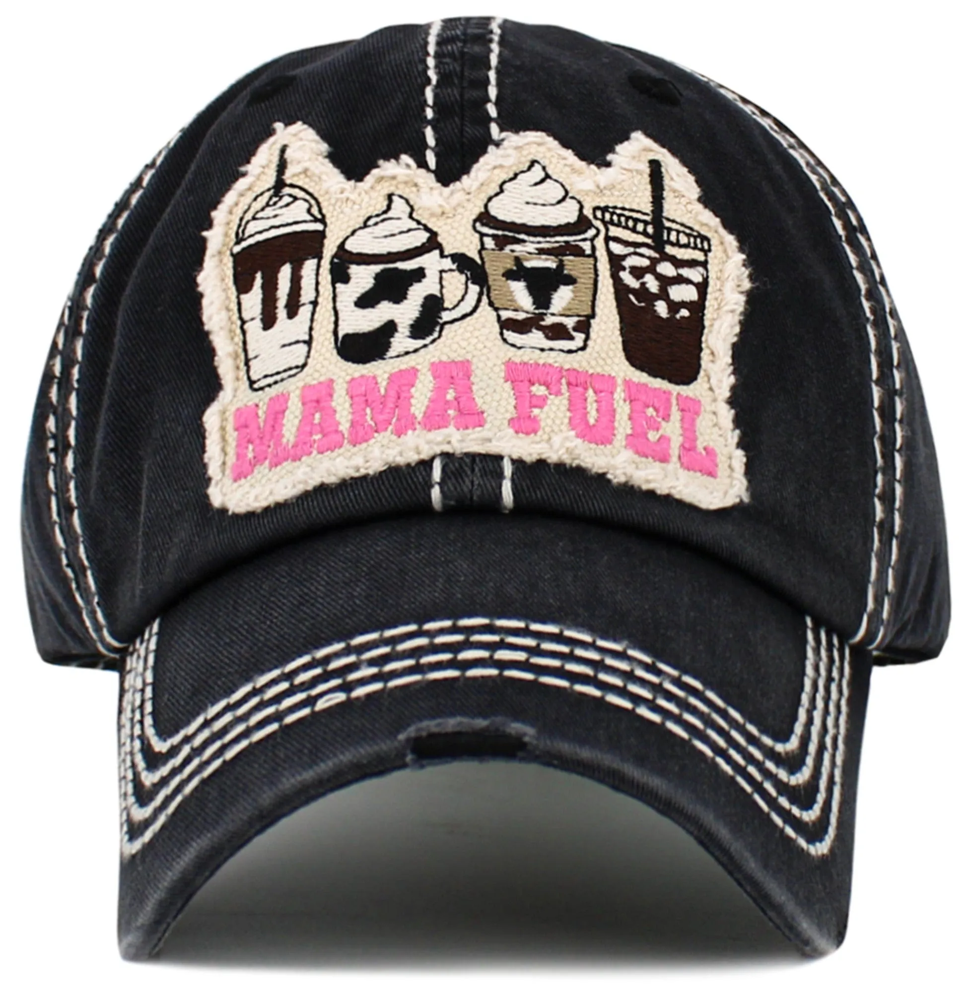 KBV1594 Mama Fuel Vintage Baseball Cap