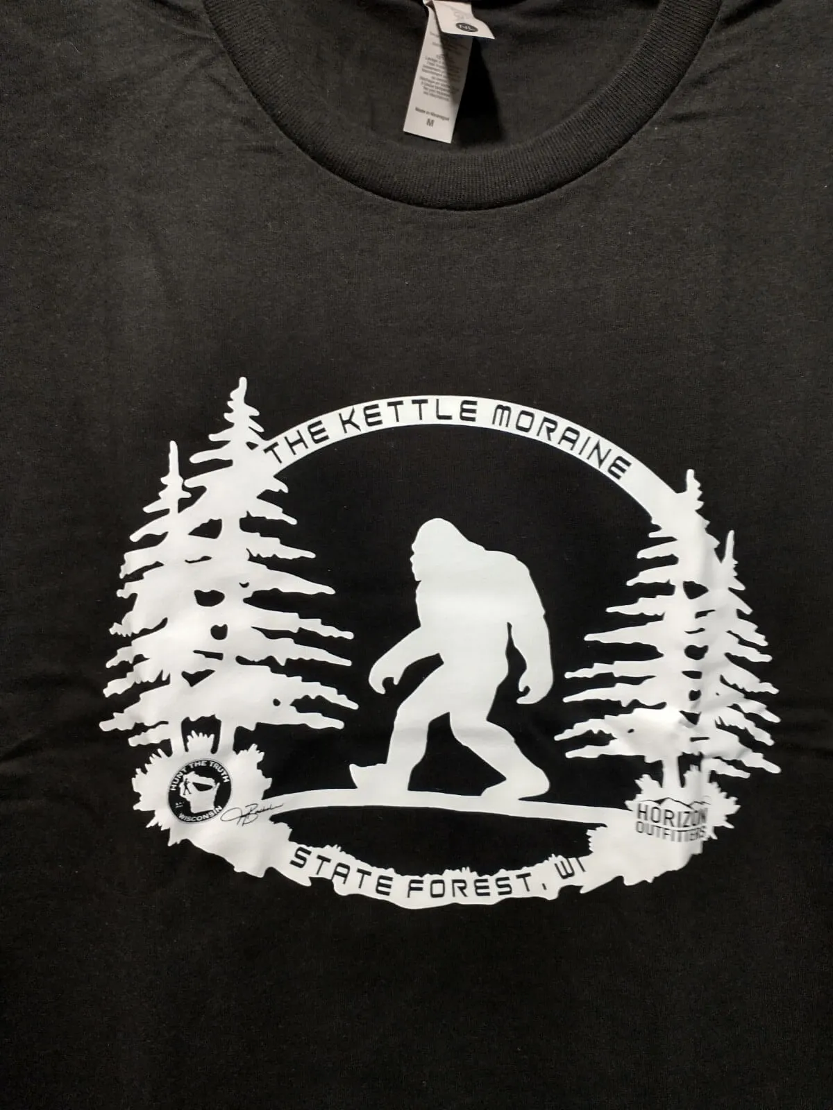 Kettle Moraine Sasquatch T-shirt - Black