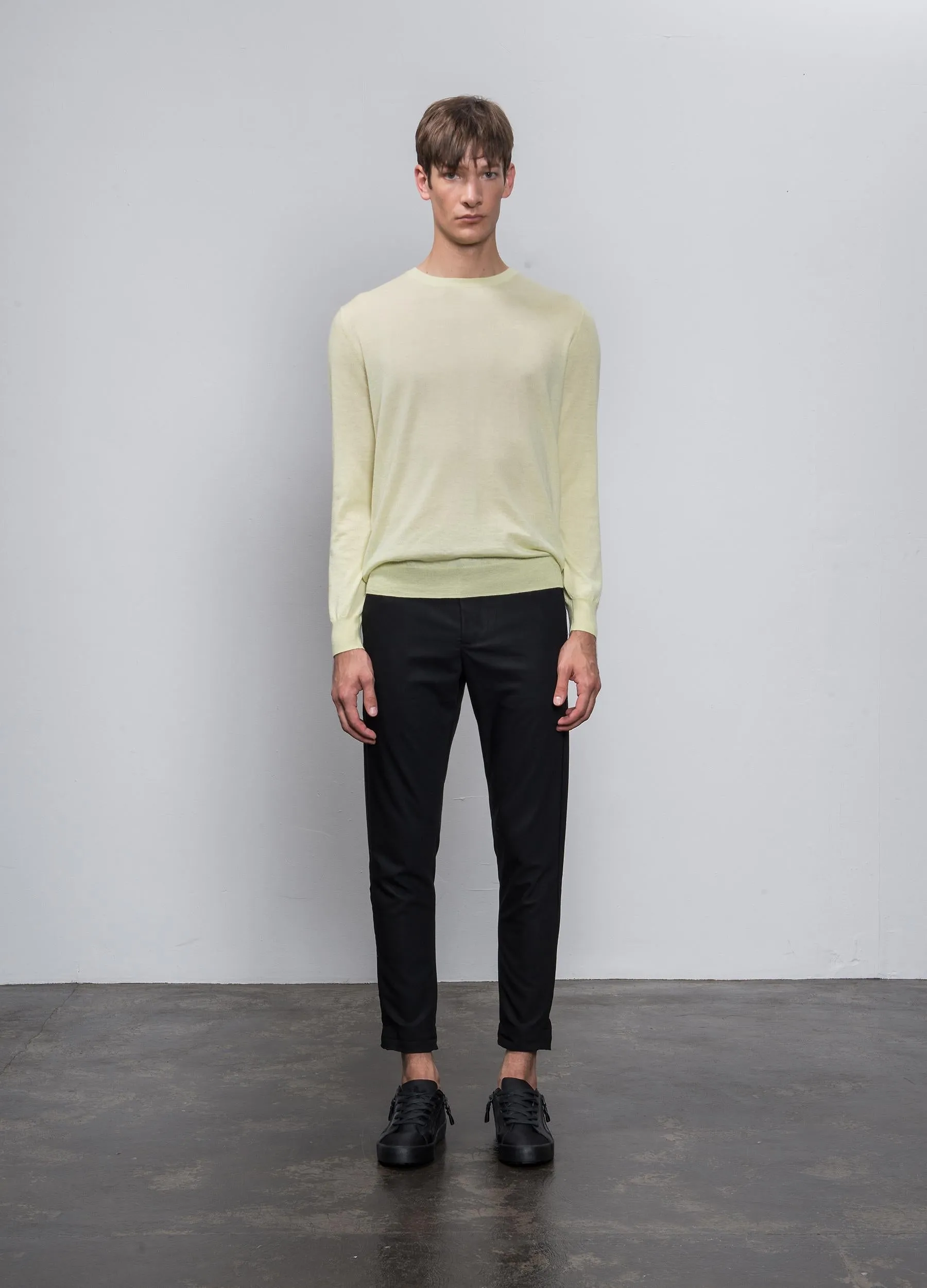 Men Lightweight Crew Neck_Key Lime