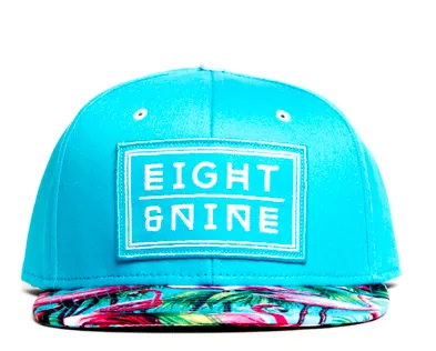 Miami Life Teal Strapback Baseball Hat