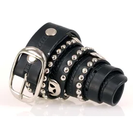 Milwaukee Leather MP7131 Men's Chrome Studded w/ Star Emblem Black