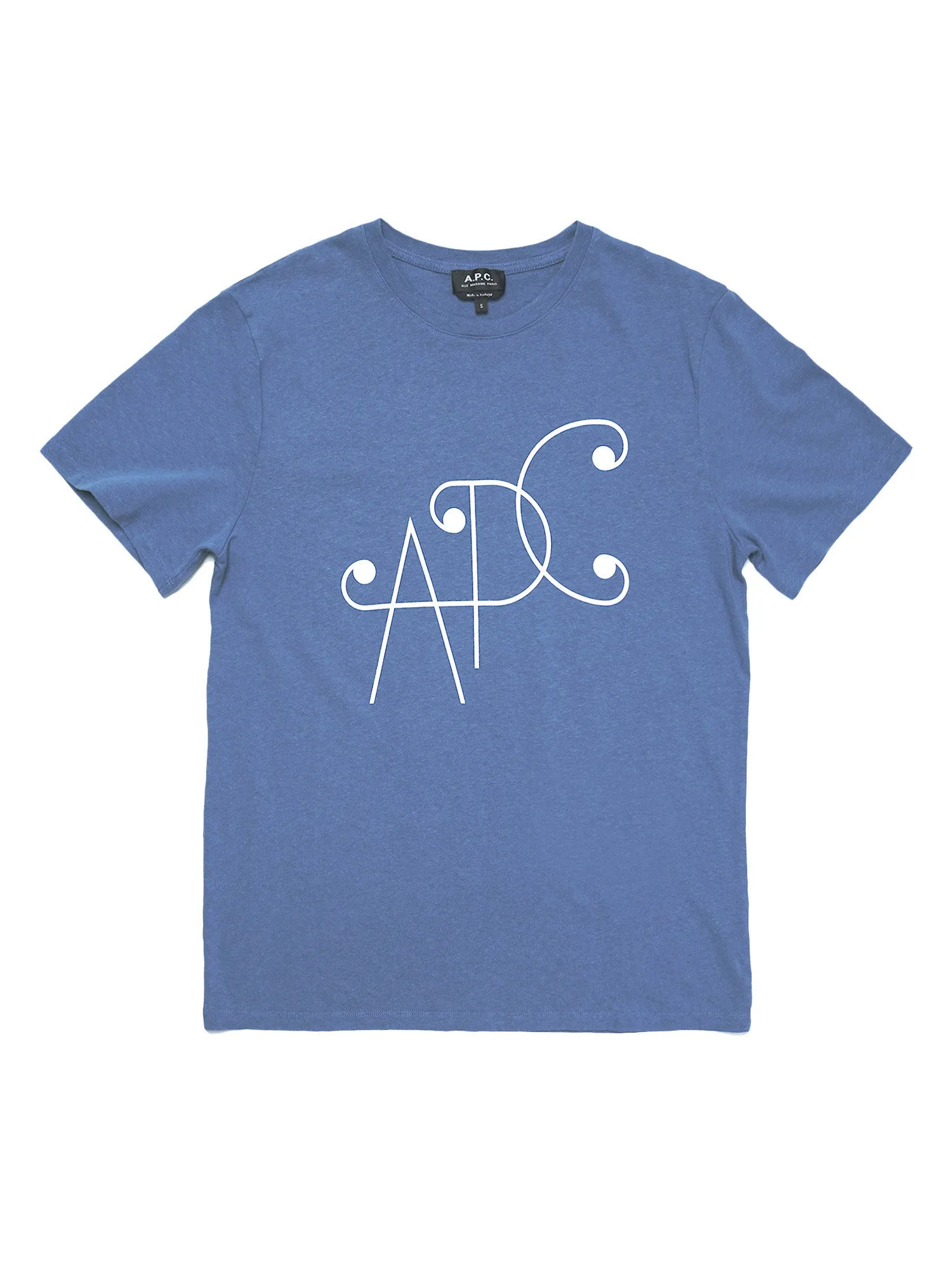 M_T-SHIRT ROY_ IAA BLEU