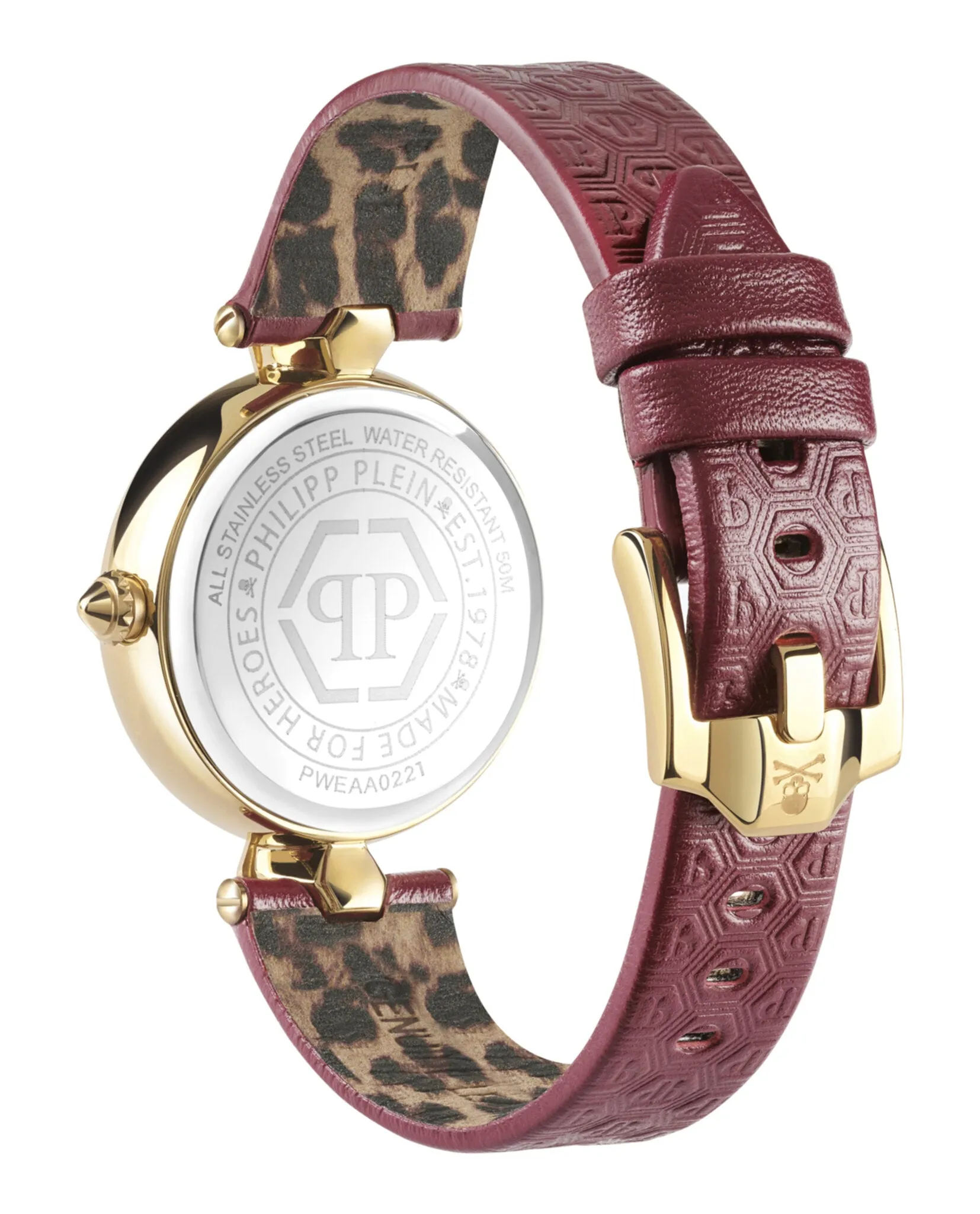 Philipp Plein Plein Couture Leather Watch