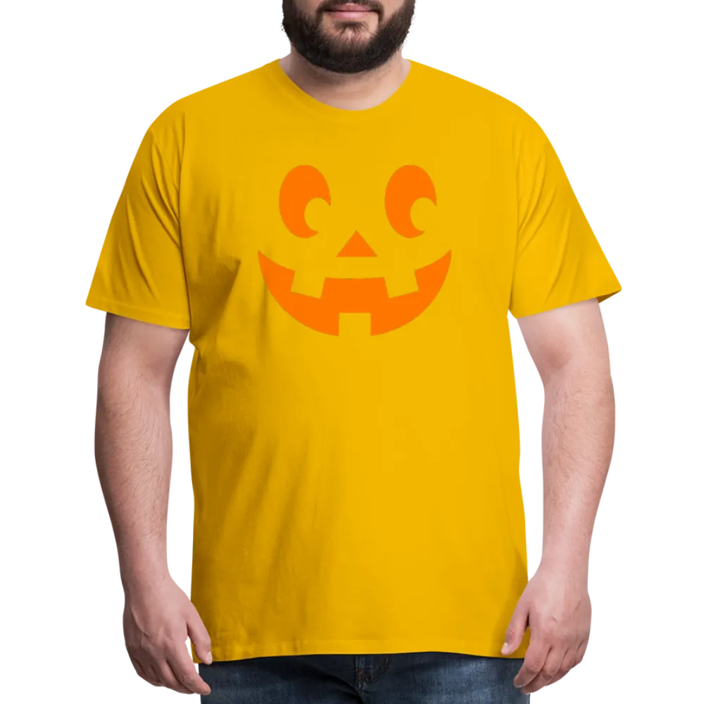 Pumpkin Face Men's Halloween T-Shirt