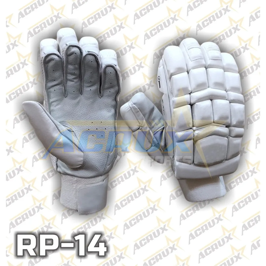 RP 14 Top Range Cricket Batting Gloves Pittard Palm