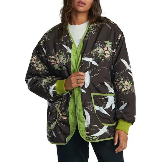 RVCA Dire Reversable Jacket - Fern