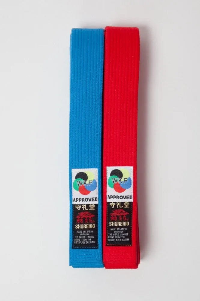 Shureido WKF Approved Competition Belts (Kata)