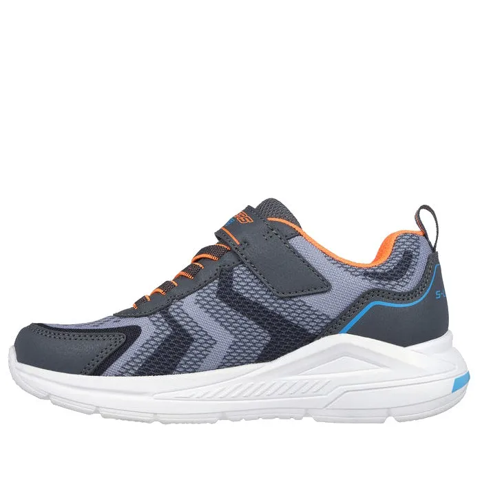 Skechers Boys Light Ups SLights Tri-Namics Grey Orange