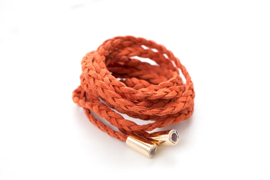 Skinny Braided Boho Belt