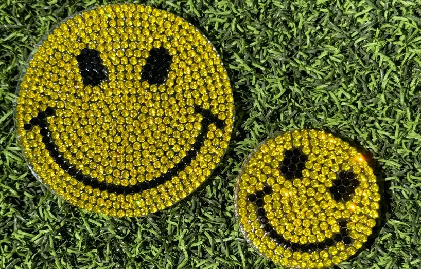 Smiley Face Iron On Patches