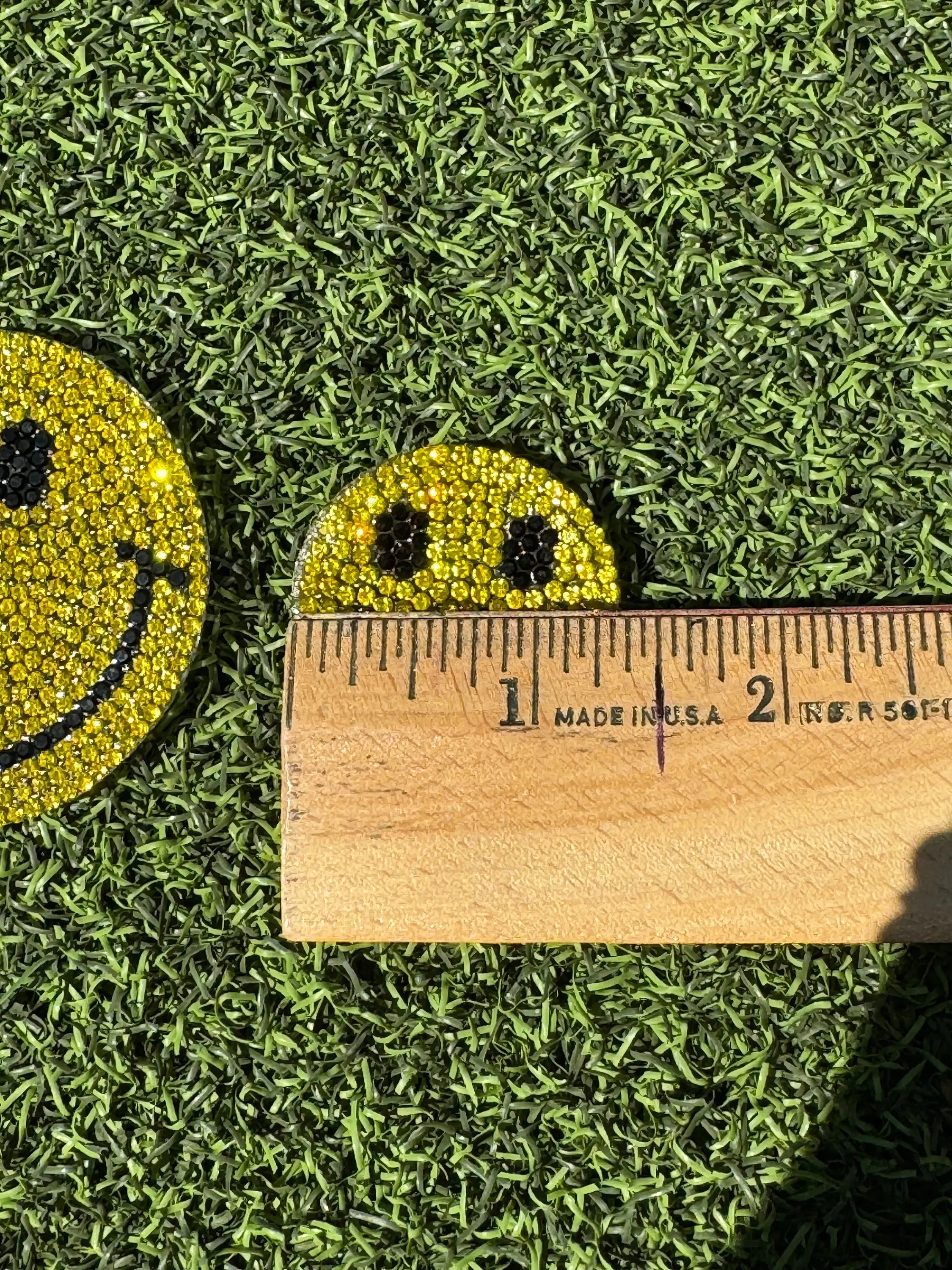 Smiley Face Iron On Patches