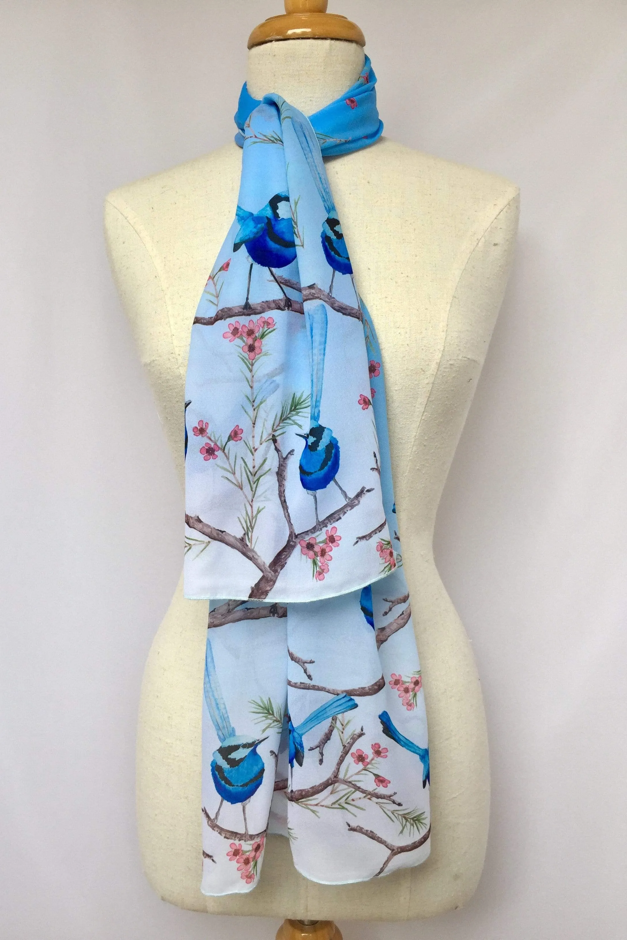 Splendid Blue Wren Scarf