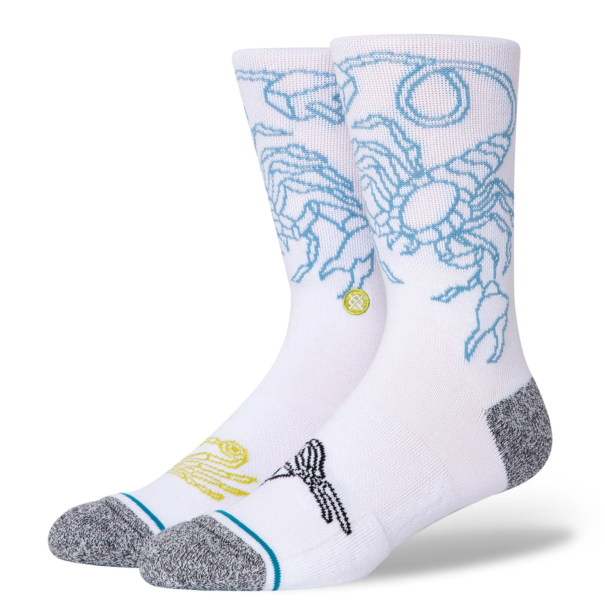 STANCE SOCKS INFINIKNIT SCORP PLUG WHITE