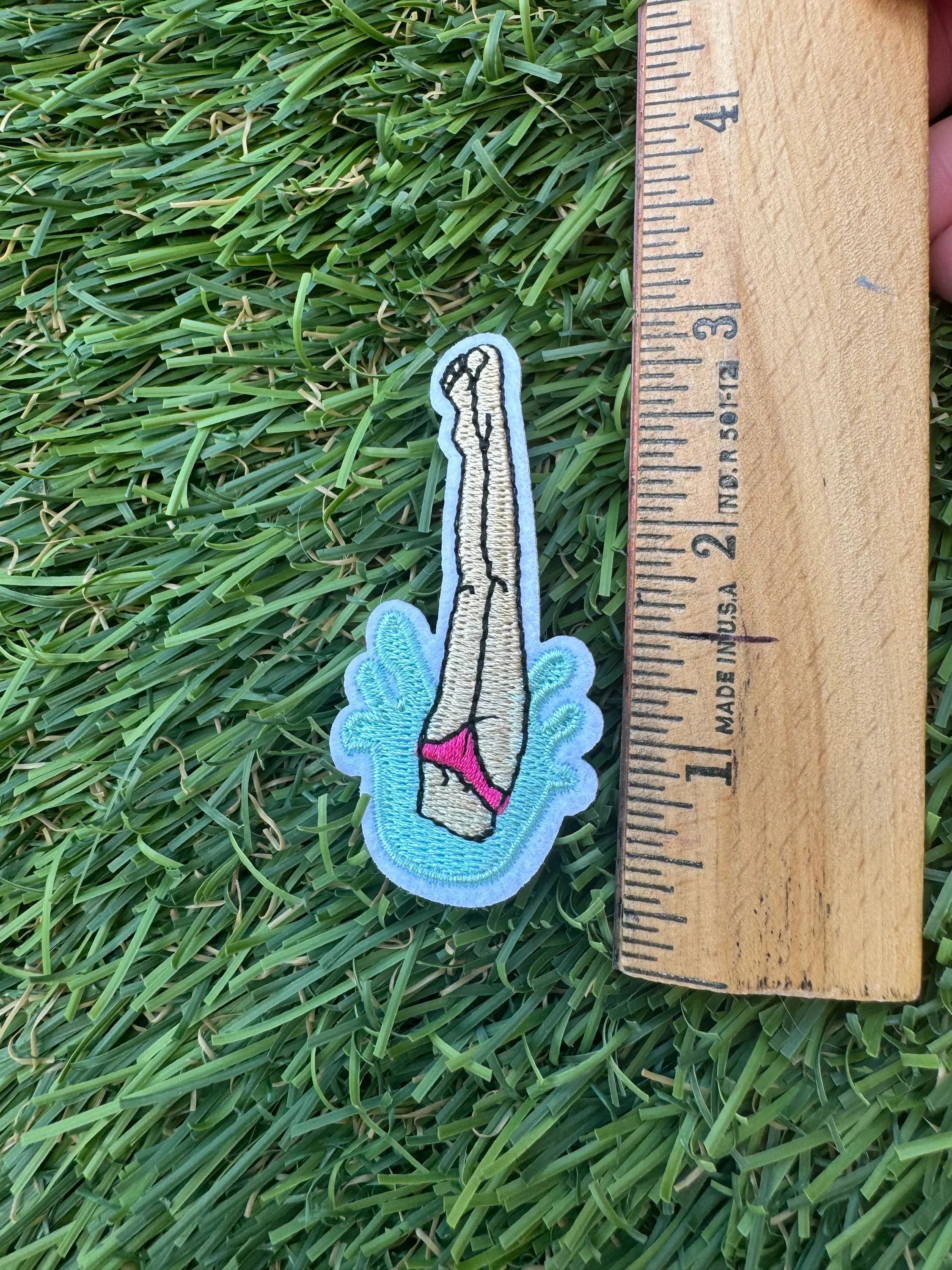 Swim Iron On Patch