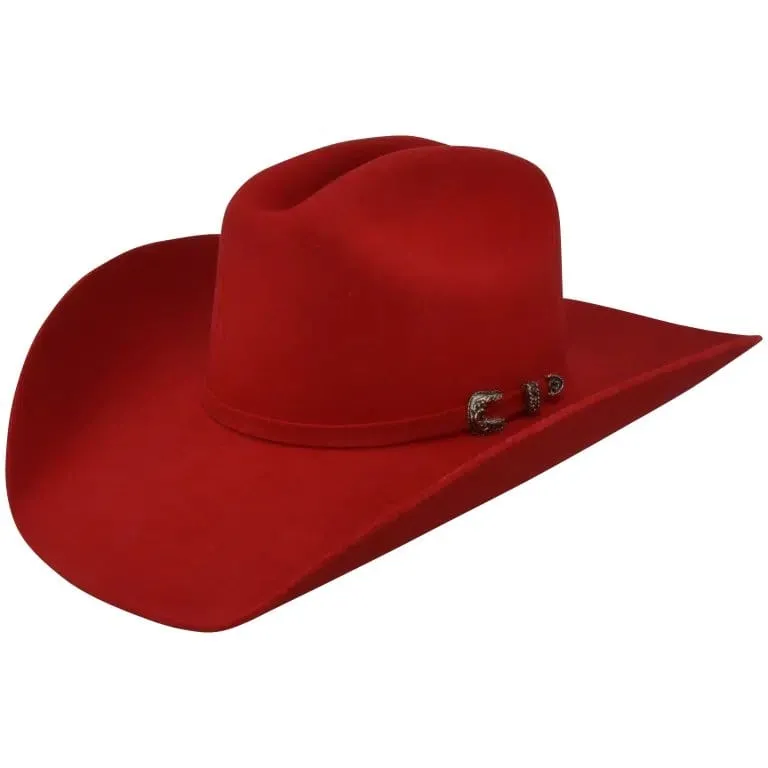 Tombstone 20X Women East West Cowboy Felt Hat Red TOM-MAVRED