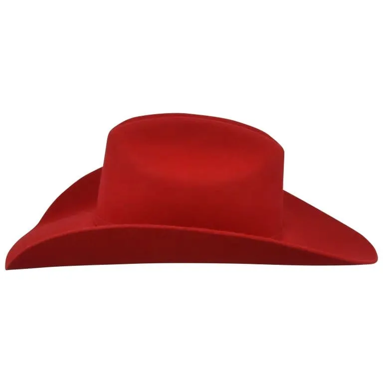 Tombstone 20X Women East West Cowboy Felt Hat Red TOM-MAVRED