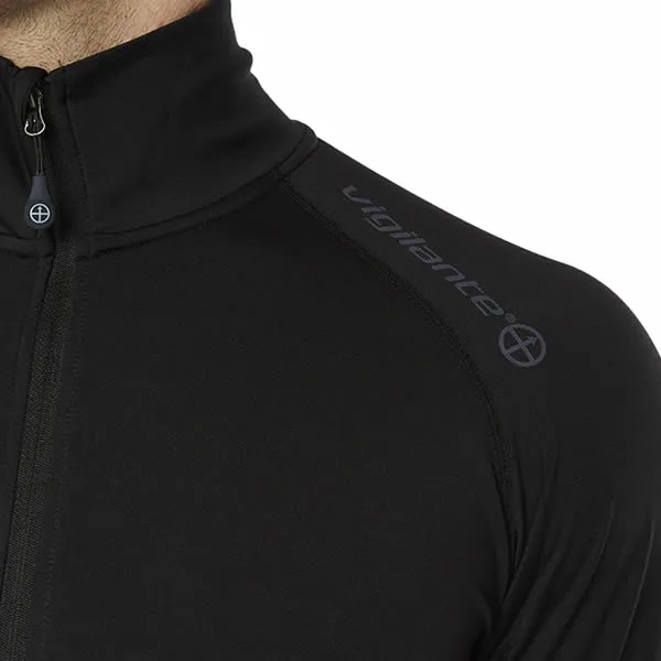 Vigilante Mens Cellular 1/4 Zip Thermal Top