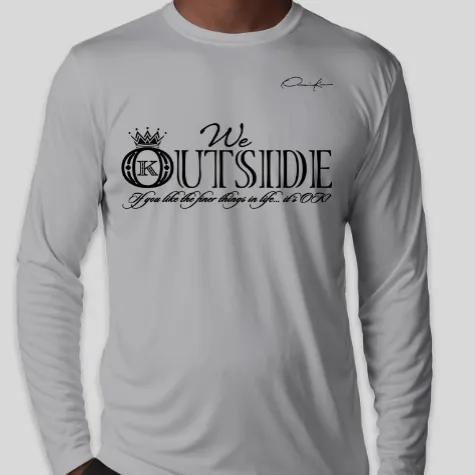 We Outside Long Sleeve T-Shirt