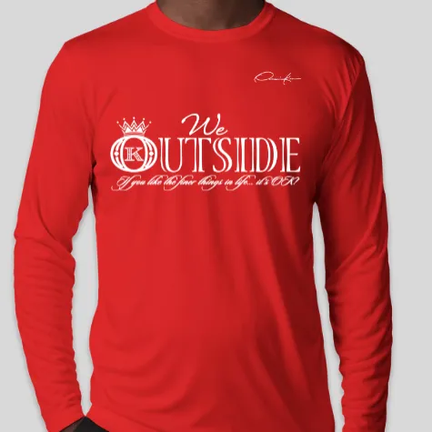 We Outside Long Sleeve T-Shirt