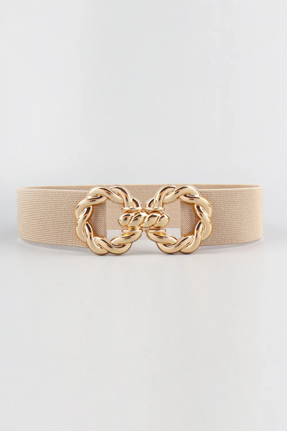 Zinc Alloy Buckle Elastic Belt